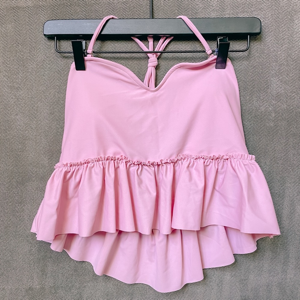 Kortni Jeane Sweetheart Peplum Top NEW